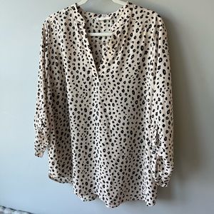 Plus Size Stitch Fix Leopard Print Blouse